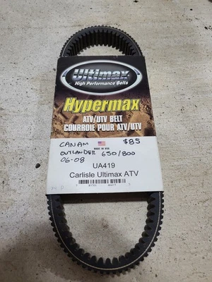 Cinturón Can Am Outlander y Max 650 800 06-08 UA419 Ultimax Hypermax Foto 1 de 2