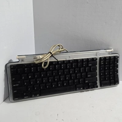 Apple Keyboard M2452 1999 USB iMac Icey Blue Futurism Soft-Club - Image 1 of 4