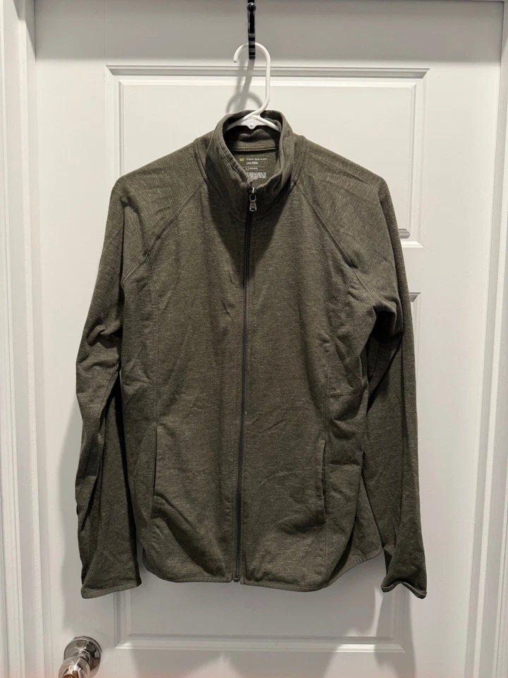 Tek Gear DryTek женщин тренировки куртка размер большой оливковый зеленый - Бесплатная доставка - Изображение 1 из 3