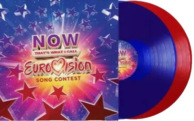 Now That's What I Call Eurovision Song Contest LP Album vinyl record red & blue - Image 1 of 4