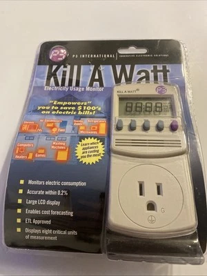 P3 International Kill-A-Watt Electricity Usage Monitor Model P4400 Brand New  - Image 1 of 2