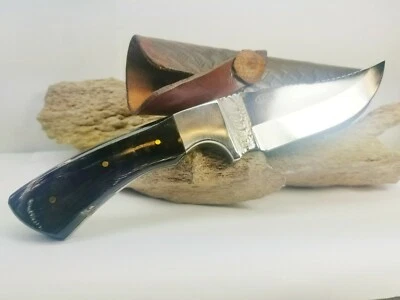 Knife (KN7L) Ojibwe Buffalo Horn Skinner  - Image 1 of 4