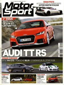 MOTOR SPORT F n°72 11/2016 AUDI TTRS BMW M4GTS-PORSCHE 911R ASTON MARTIN VULCAN - Imagen 1 de 1