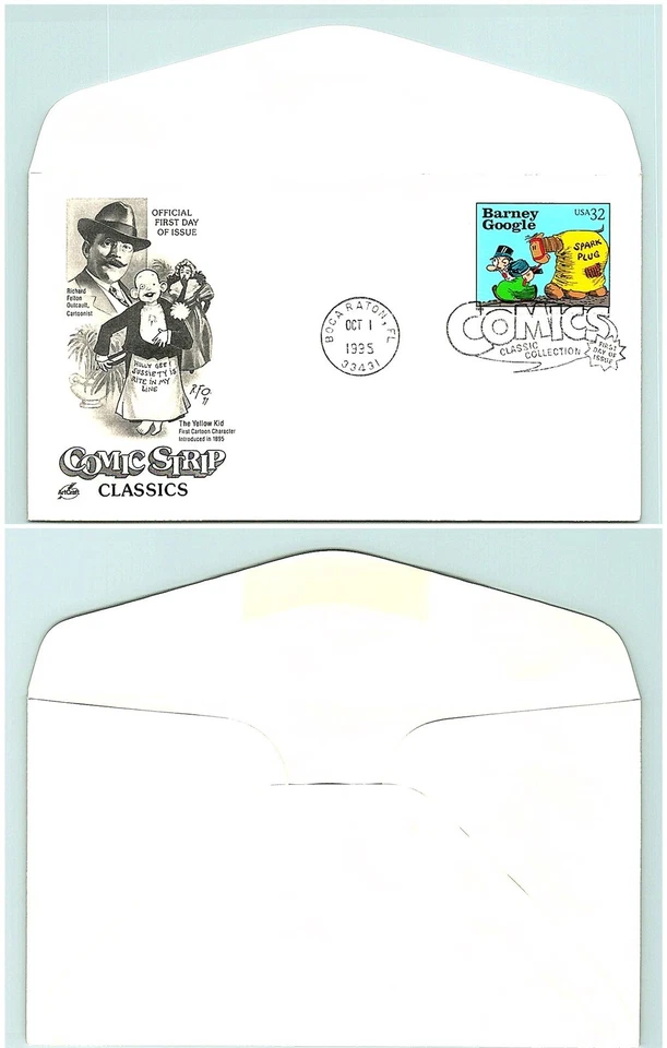 S01-3851, COMIC STRIP, BARNEY GOOGLE, *ARTCRAFT FDC - Image 1 of 1