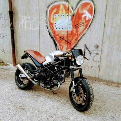 Cupolino BOBBER per Ducati Monster fino al 2008 - Cafe Racer - Cafè Racer - Imagen 1 de 3