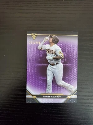 Manny Machado - 2021 Topps Triple Threads #9 - Purple /299 - Image 1 of 2