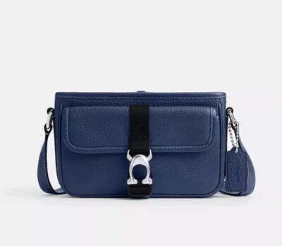 Bandolera Coach Beck Slim Azul Profundo CM335 Nueva Foto 1 de 4