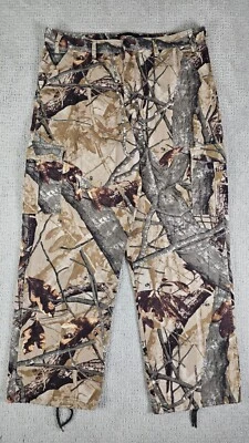 Outfitters Ridge Mens L Camo Fusion 3-D Cargo Baggy Pants Cinch Ankle Wide Leg - Image 1 of 4