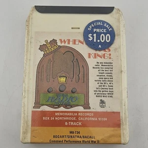When Radio Was King - World War II Performances - 8 Track - Sealed  - Picture 1 of 6
