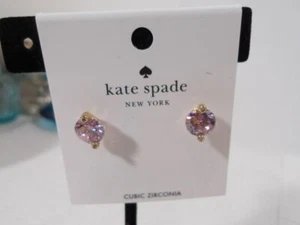 Ohrringe von: Kate Spade ~ Brillant Zustand PINK ~ Gold Ohrstecker ~ VERALTET ~ NOC ~ - Bild 1 von 6