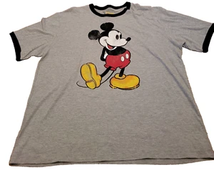Disney Mickey Mouse T Shirt Mens XL Heather Gray Short Sleeve Graphic Tee NEW - Picture 1 of 7