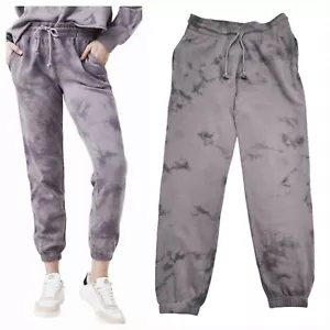 Z SUPPLY Raven Cloud Wash Tie Dye/Marbled Jogger Sweatpants Gray/Taupe MEDIUM - Picture 1 of 9