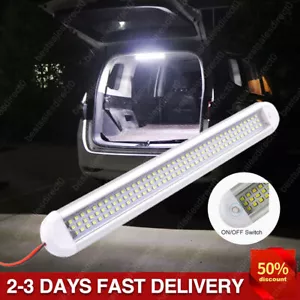 Auto Kfz Innenraum Beleuchtung 120-LED 12V Dach Lampe Leuchte Deckenleuchte Weiß - Bild 1 von 12