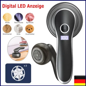 Elektrisch Fusselrasierer mit 2-Klinge Tragbarer Fusselbürste Wiederaufladbarer - Bild 1 von 19