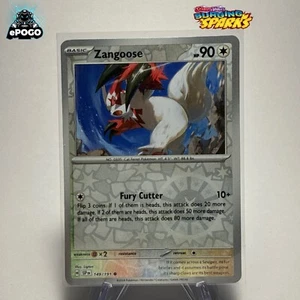 Tarjeta Zangoose 149/191 Holograma Inverso Pokemon Juego de Cartas Coleccionables Surging Sparks COMO NUEVA ENVIADA HOY - Imagen 1 de 2