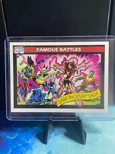 1990 Impel Marvel Universe Serie 1 #98 Dark Phoenix Saga - Foto 1 di 4