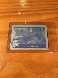 Fright Rags Halloween 4 Placa de Impresión Tarjeta Cian 26 Hombre Pesadilla - Imagen 1 de 2