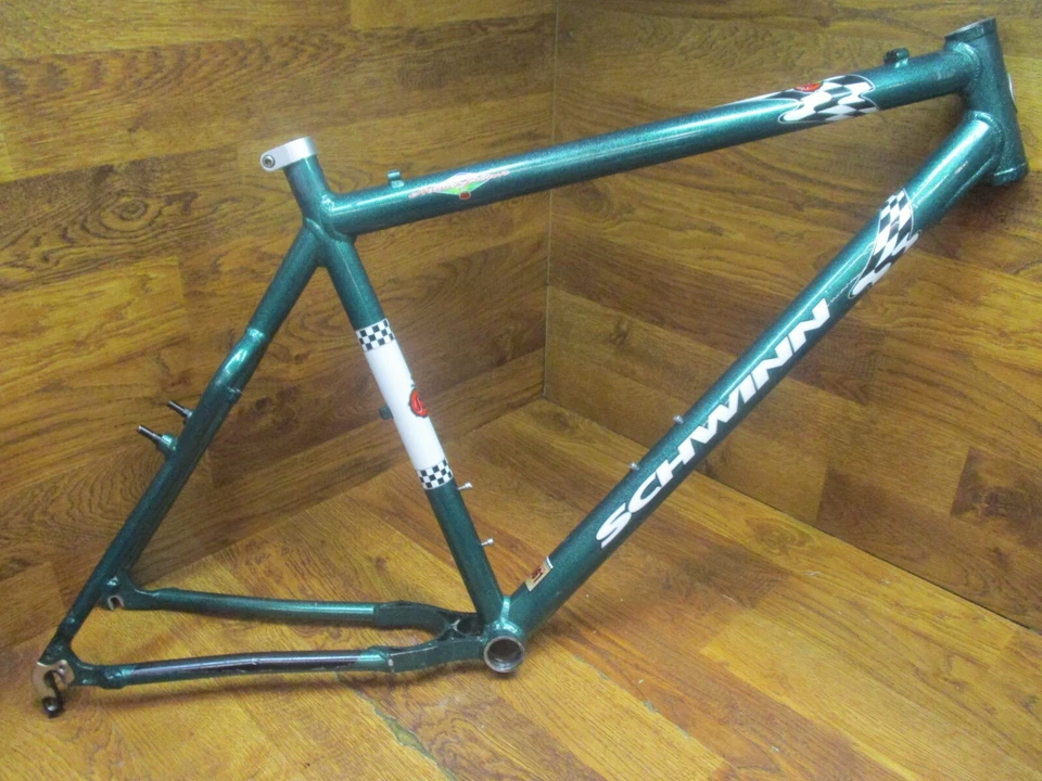 RARO MARCO MTB VOLADIZO VERDE 26" BOTE DE LUBINA DE COSECHA PROPIA SCHWINN VINTAGE  Foto 1 de 4