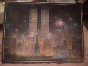 9/11 World Trade Center Twin Towers In Their Glory Forever Collectors Plate Lmtd - Picture 1 of 3