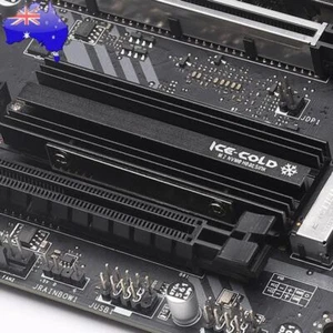 M.2 NGFF NVME 2280 SSD Heatsink Aluminum Alloy SSD Cooler for PS5 Desktop PC - Afbeelding 1 van 11