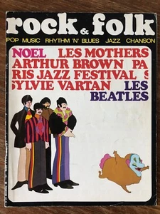 Revue ROCK AND FOLK Nr 23 Décembre 1968 Beatles S. Vartan BIEN COMPLET - Picture 1 of 5