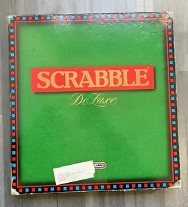 Spears 1988 Scrabble Deluxe Board Game with Built-In Turntable Vintage Retro - Picture 1 of 24