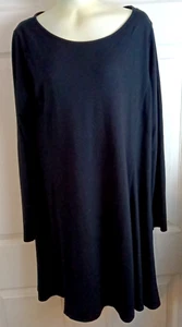 Abito casual elasticizzato nero manica lunga Stylus taglia M - Foto 1 di 5