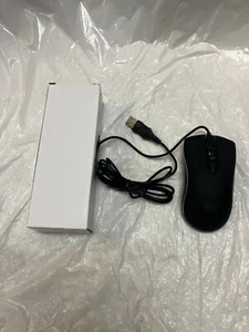 Rii Kabelgebundene Maus, RM105 USB Computermaus, Blau LED Optisch 1600 DPI Büromäuse - Bild 1 von 5