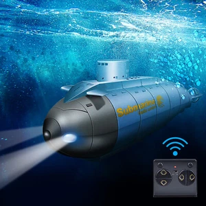 6 Kanäle 2,4 GHz RC Boot Tauchen Ferngesteuertes U-Boot für Kinder Jungen Mädchen (blau) - Bild 1 von 10
