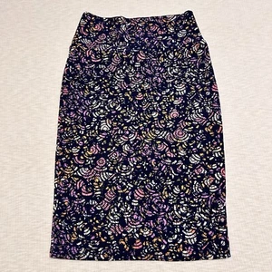 Falda Lápiz Geométrica LuLaRoe Cassie Azul Púrpura Rosa Talla XS Informal Elástica - Imagen 1 de 4