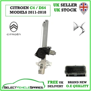 OE CITROEN C4 MK2 / DS4 DRIVERS RIGHT FRONT WINDOW REGULATOR & MOTOR 2011-2018 - Picture 1 of 6