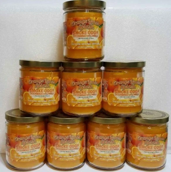 Smoke Odor Exterminator Candle Orange Lemon Splash 13 Oz SYNCHKG017866