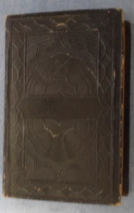 ANTIQUE TESTMENT PSALMS 1872 Pocket Size Leather Bound - Photo 1 sur 4