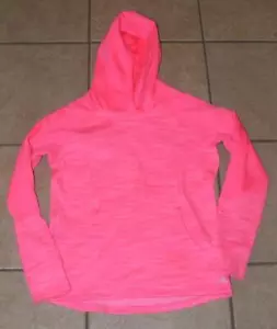 BCG Girls XL / 16 Hot Pink Athletic Hooded Thumbhole Shirt Front Pocket - Picture 1 of 1