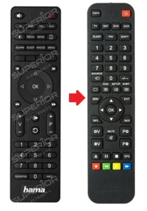 Mando a distancia de reemplazo adecuado para Hama DIR3110 - 00054824 | DIR3110 MS - Imagen 1 de 5