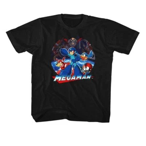 Kids Mega Man Collage Gaming Shirt - Picture 1 of 2