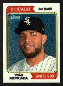 Yoan Moncada 2023 Topps Heritage #402 Chrome SP 443/999 Chicago White Sox - Picture 1 of 2