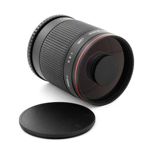 500mm f/8 Mirror Telephoto Lens for Micro 4/3 Panasonic Lumix DMC-GF2 GF5 camera - Image 1 of 1