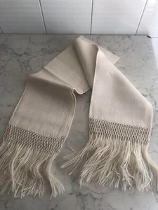Bellissimo asciugamano in fiandra di lino MAI UTILIZZATO DAL BAULE DELLA NONNA. - Foto 1 di 4