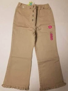 NWT Girls 6 Gymboree SPRING BLOSSOMS FLORAL PATCHWORK khaki ankle pants vtg HTF - Picture 1 of 1