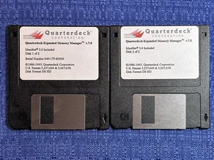 Quarterdeck Expanded Memory Manager für DOS QEMM 7.5 Install Floppy 2/2 - Bild 1 von 6