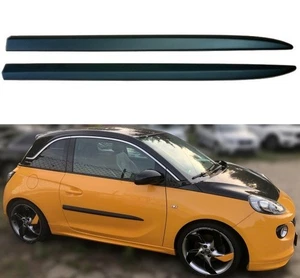 Vauxhall Adam 2012-2019 Side Door Protection Moulding Strips Rubbing Protectors - Picture 1 of 6