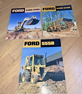 3-1985 FORD CONSTRUCTION EQUIPMENT Brochures - 445A-545A / 340B-540B / 555B - Bild 1 von 12