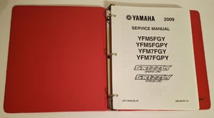 Yamaha 2009 Mechanics Service Manual GRIZZLY 550 FI GRIZZLY 700 FI  PLEASE READ - Picture 1 of 11