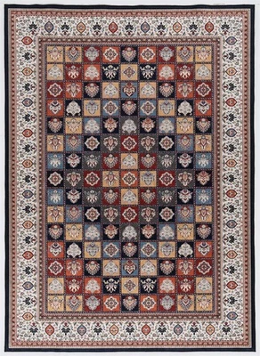 Linon Eclipse Aerin Woven Polyester 2'2"x3'2" Rug in Black - Image 1 of 4