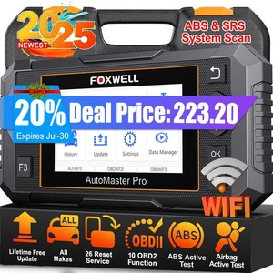 Foxwell NT650 Pro Bidirectional ABS SRS Car OBD2 Scanner Diagnostic Tool Oil EPB - Picture 1 of 16