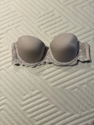 Wonderbra Blush Colored Strapless Bra 36A - Image 1 of 4