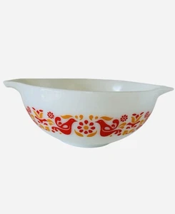 Vintage 1971 Pyrex Friendship Cinderella Birds 2 1/2Qt Mixing Bowl Collectible - Picture 1 of 5