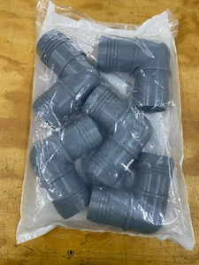 POLY INSERT ELBOW 2 X 2 UPPE-20 PACK OF 5 - Picture 1 of 2