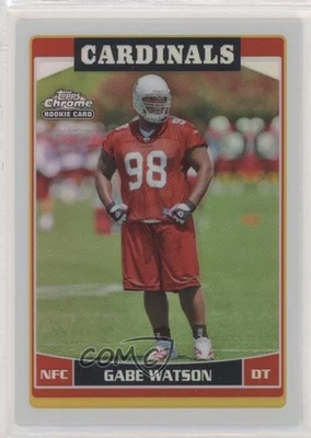 2006 Topps Chrome Refractor Gabe Watson #203 Rookie RC - Image 1 of 2